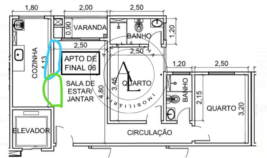 Apartamento à venda com 2 quartos, 54m² - Foto 5